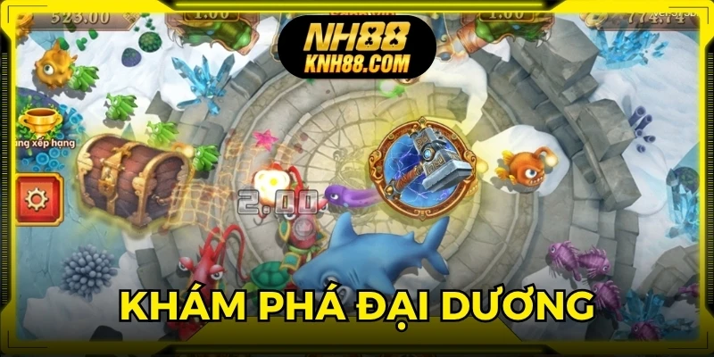 Khám phá đại dương cùng Tôn Ngộ Không trong game bắn cá thú vị